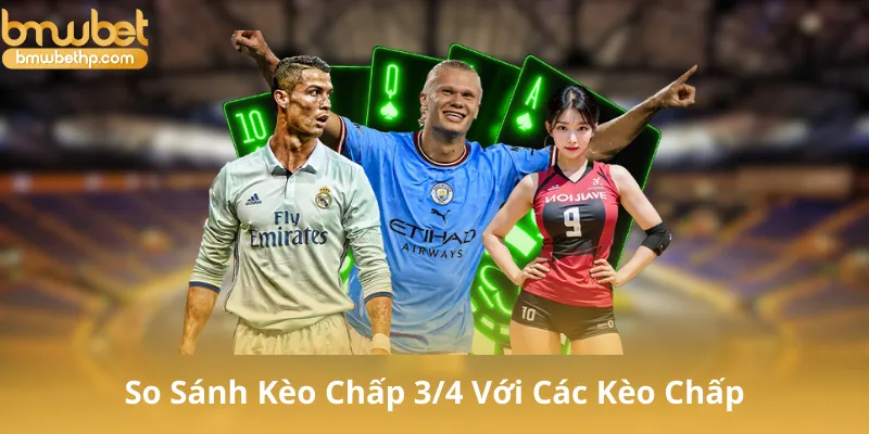 So Sánh Kèo Chấp 3/4 Với Các Kèo Chấp Khác
