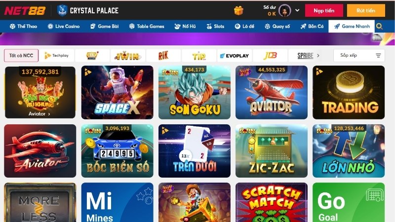 Quy trình đăng ký & nạp tiền